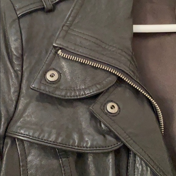 Leather Byline leather bomber jacket - Picture 4 of 6
